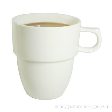 10oz Latte Coffee Mug in Ceramic, Suitable for Brand Promotional